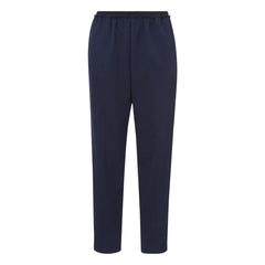 Pomandère - Hose aus Wolle mit Gummizug | Marineblau