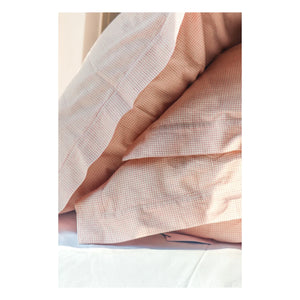 Scarlette Ateliers – Grace handgewebtes Baumwollkissenbezug-Set – 2-teilig | Rot