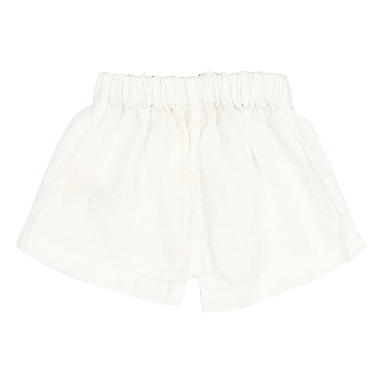 Búho – Leinen-Shorts | Weiß