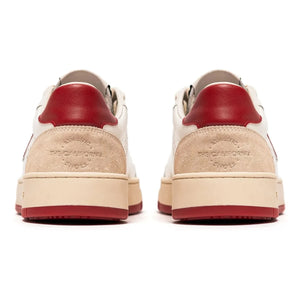 Bob Wolf - Legacy Leder- und Wildleder-Sneakers | Rot