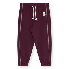 Die neue Gesellschaft – TNS Logo Stretch Jogger Pantolon | Bordo