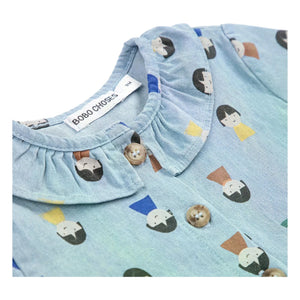 Bobo Choses - Pions Jeanskleid | Hellblau
