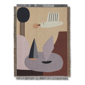 Ferm Living Kids - Hängender Vogelteppich