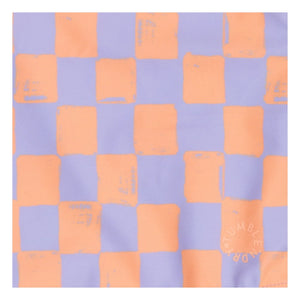 Tumble N'Dry - Alagoas Damier Badeanzug aus recycelten Fasern | Lavendel