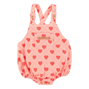 Piupiuchick - Twill Hearts Overall | Rosa