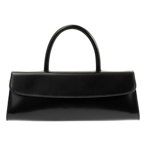 BY FAR - Mini Longa Tasche aus semi-glänzendem Leder | Schwarz
