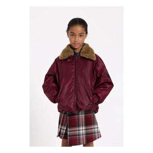 Finger in the nose - Aria Bomberjacke | Aubergine