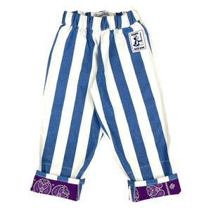 Club Trésor - Normandi Gestreifte umwandelbare Hose | Blau