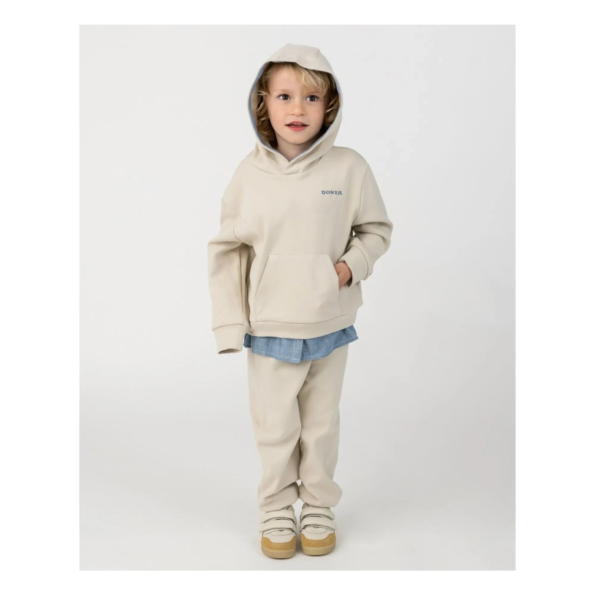 Donsje - Lirian Kapuzenpullover aus Bio-Baumwolle | Ecru
