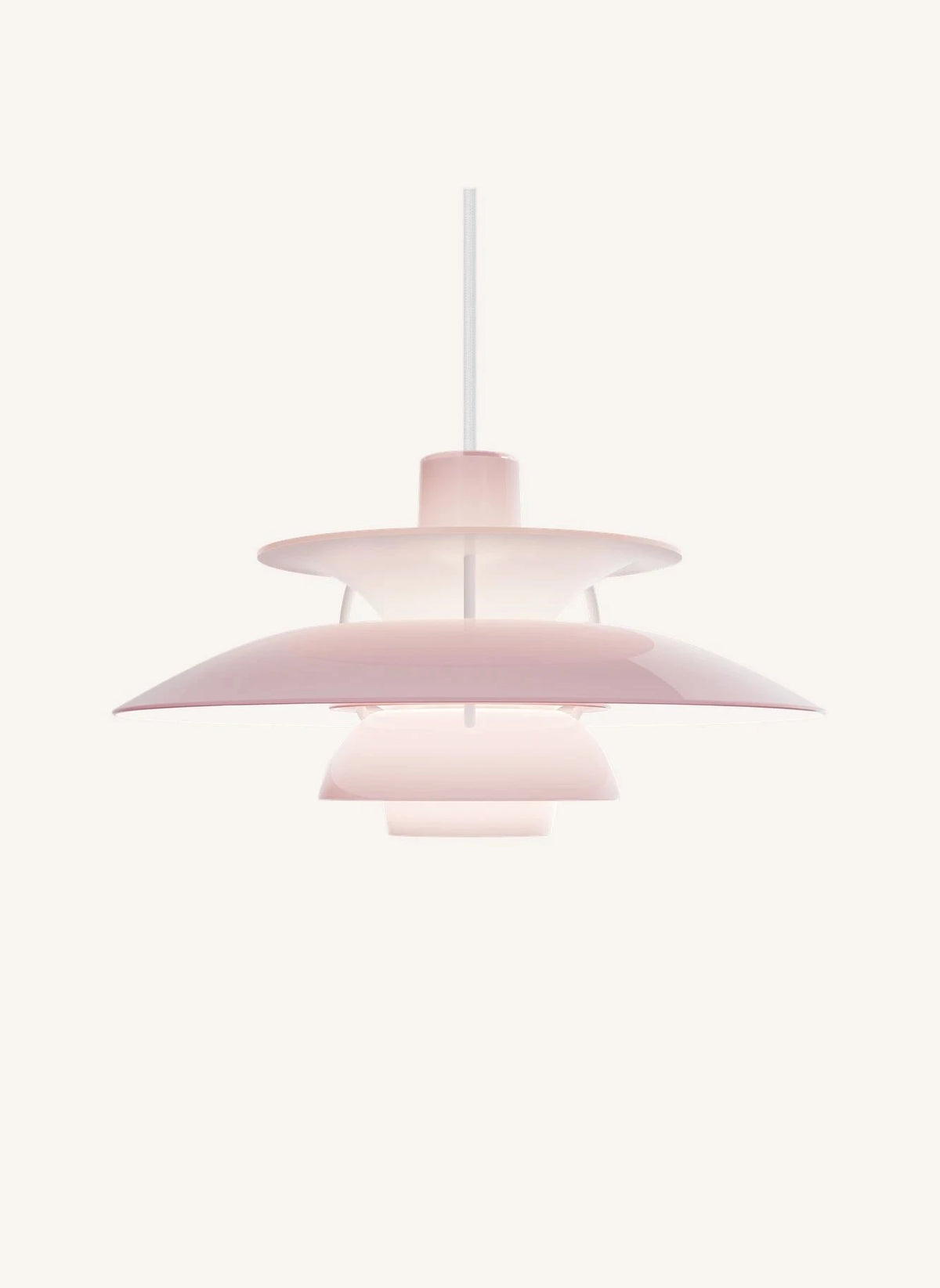 Louis Poulsen - PH 5 320 Pendelleuchte, Louis Poulsen | Hellrosa