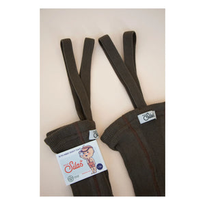 Silly Silas - Kurze Leggings aus Bio-Baumwolle | Braun