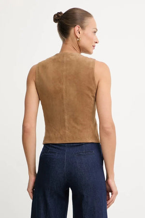 Weekend Max Mara Damen Wildlederweste VETUSTA