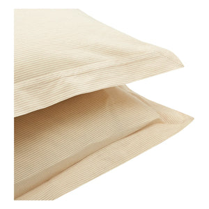 Scarlette Ateliers – Kissenbezug-Set „Lily“ aus handgewebter Baumwolle – 2-teilig | Rot