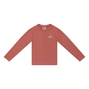 Donsje - Harvie Fisch UV-Schutz-T-Shirt | Ziegelrot