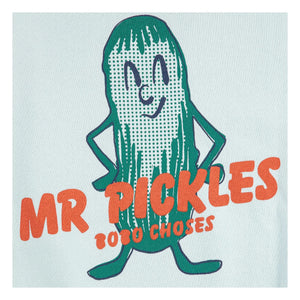 Bobo Choses - Mr Pickles Sweatshirt aus Bio-Baumwolle | Hellblau