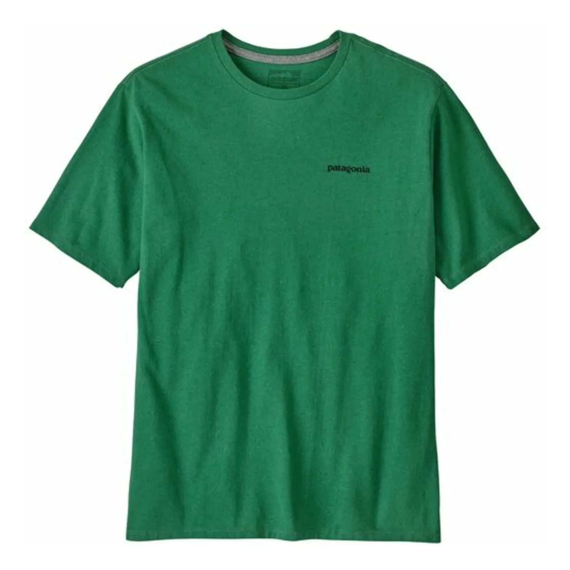 Patagonia - T-Shirt P-6 Logo Responsibili aus recycelten Fasern | Chromgrün