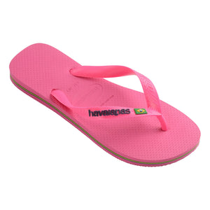 Havaianas - Brasil Logo Neon Zehentrenner | Pink