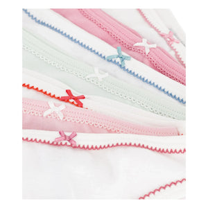 Petit Bateau - 7'li Organik Pamuk Külot Paketi | Pembe