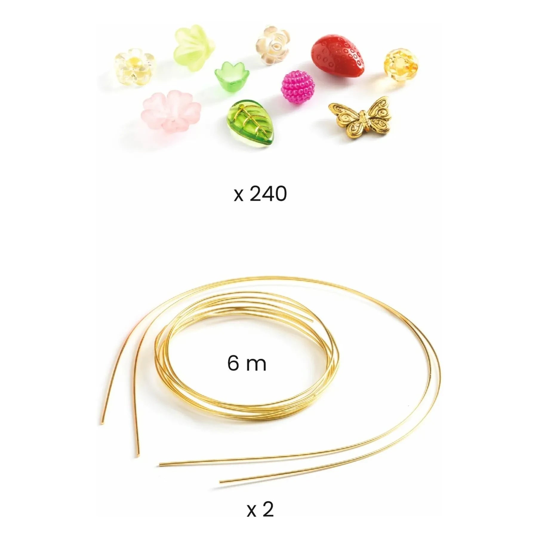 Djeco - DIY Set – Zwei Kronen | Rosa