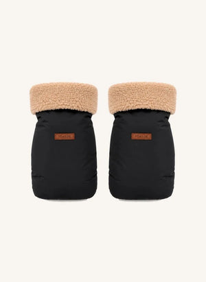 Töastie - Recycelte Fleece Kinderwagenhandwärmer | Schwarz