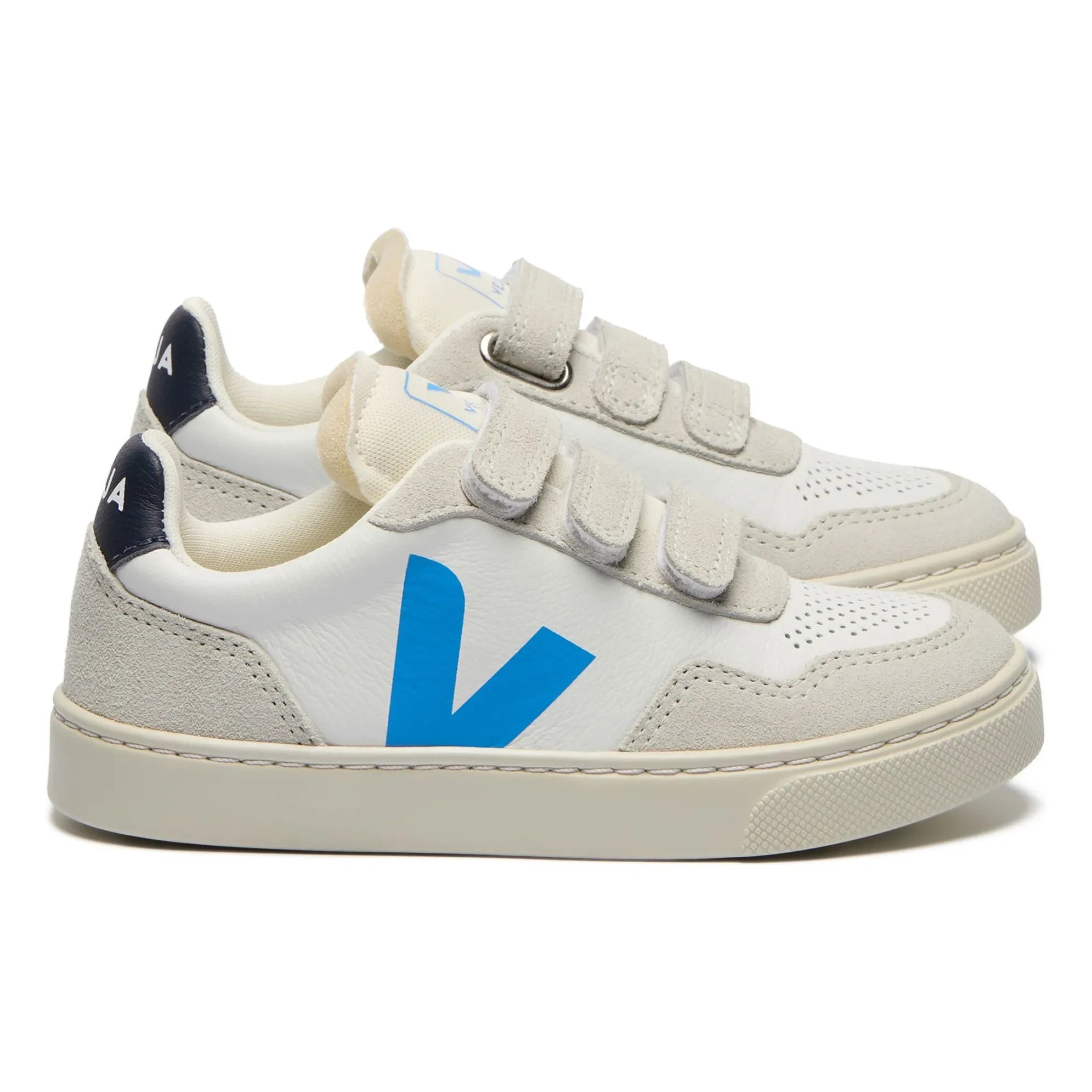 Veja - V-90 Kratzfeste Leder-Sneaker O.T. | Blau