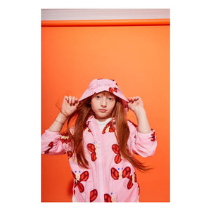Wynken - Schmetterlings-Regenjacke | Pink