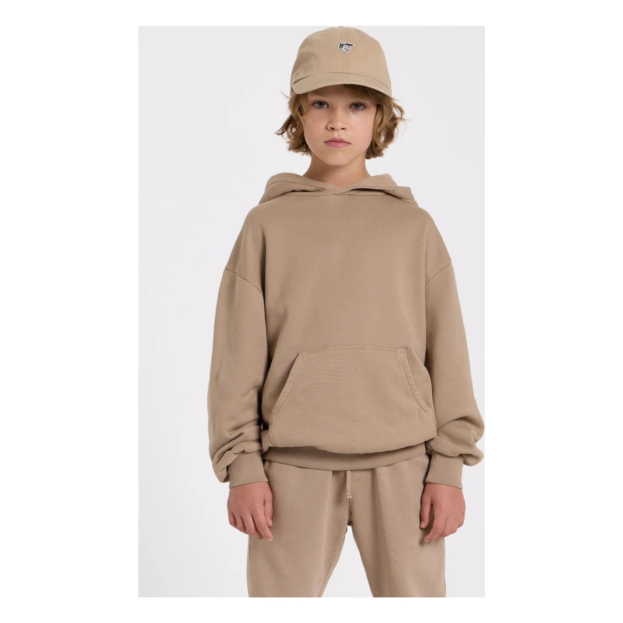 Smallable Kid - Noa Sweatshirt aus Bio-Baumwolle | Sandbraun