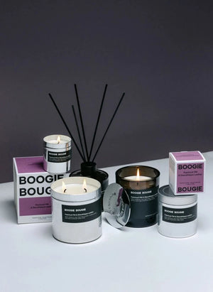 Boogie Bougie - FM Patchouli & Leder Nachtclub Duftkerze - 250 g