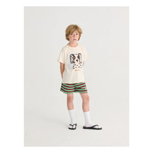 Bobo Choses - T-Shirt aus Bio-Baumwolle mit Dalmatiner-Print | Ecru