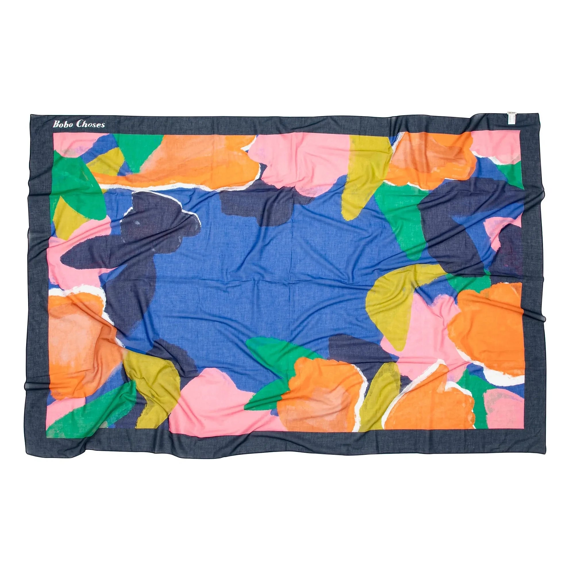 Bobo Choses - Blooming Color Recycelte Baumwolle Sarong | Blau