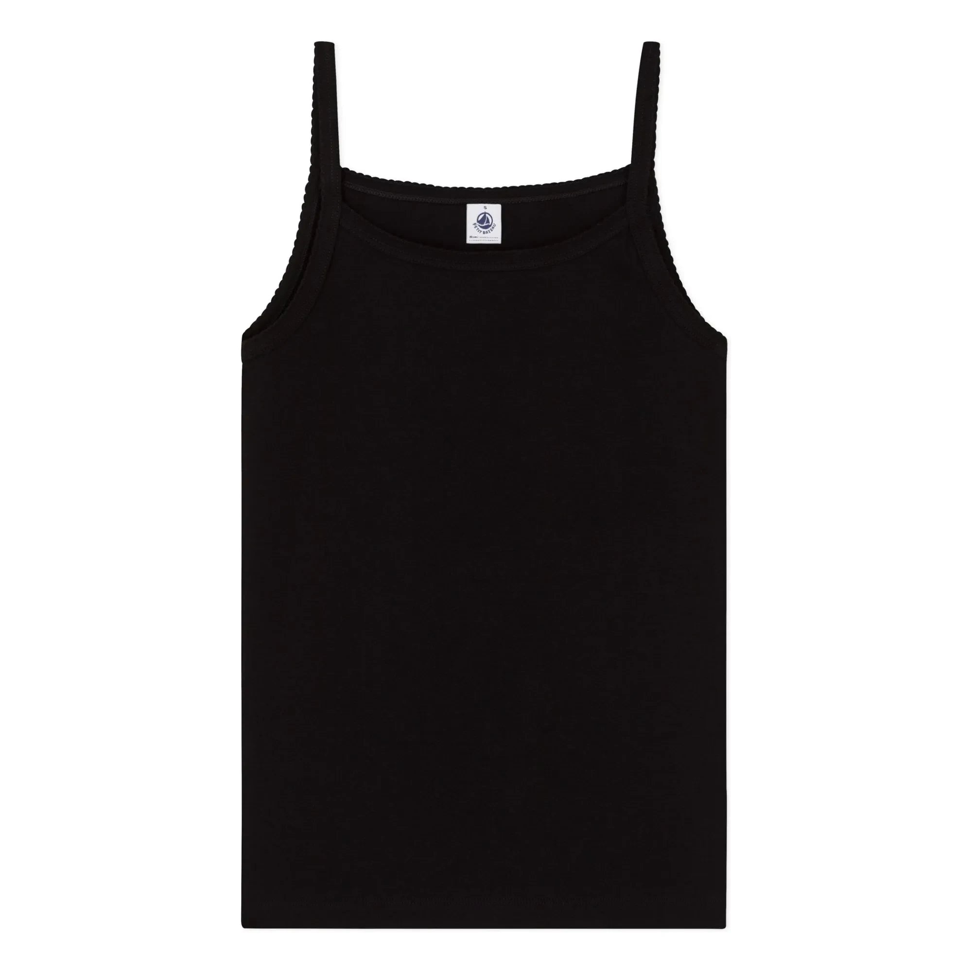 Petit Bateau - Cocotte Tanktop aus Bio-Baumwolle | Schwarz