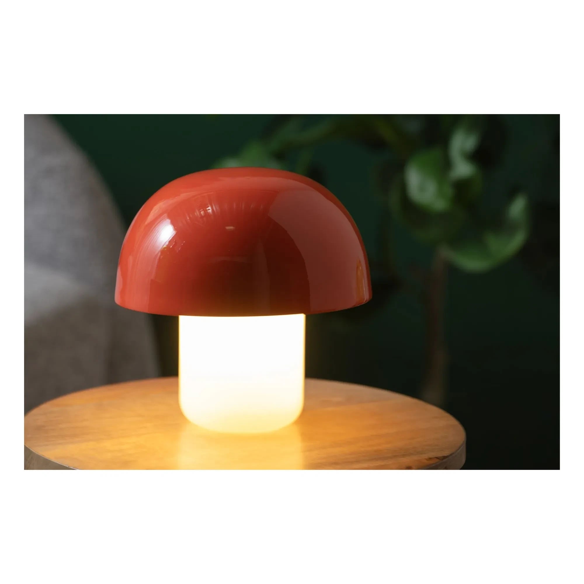 Present Time - Neue Mini Mushroom Lampe | Neongelb