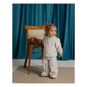 Gingersnaps - Edith İşlemeli Fitilli Bluz | Ecru