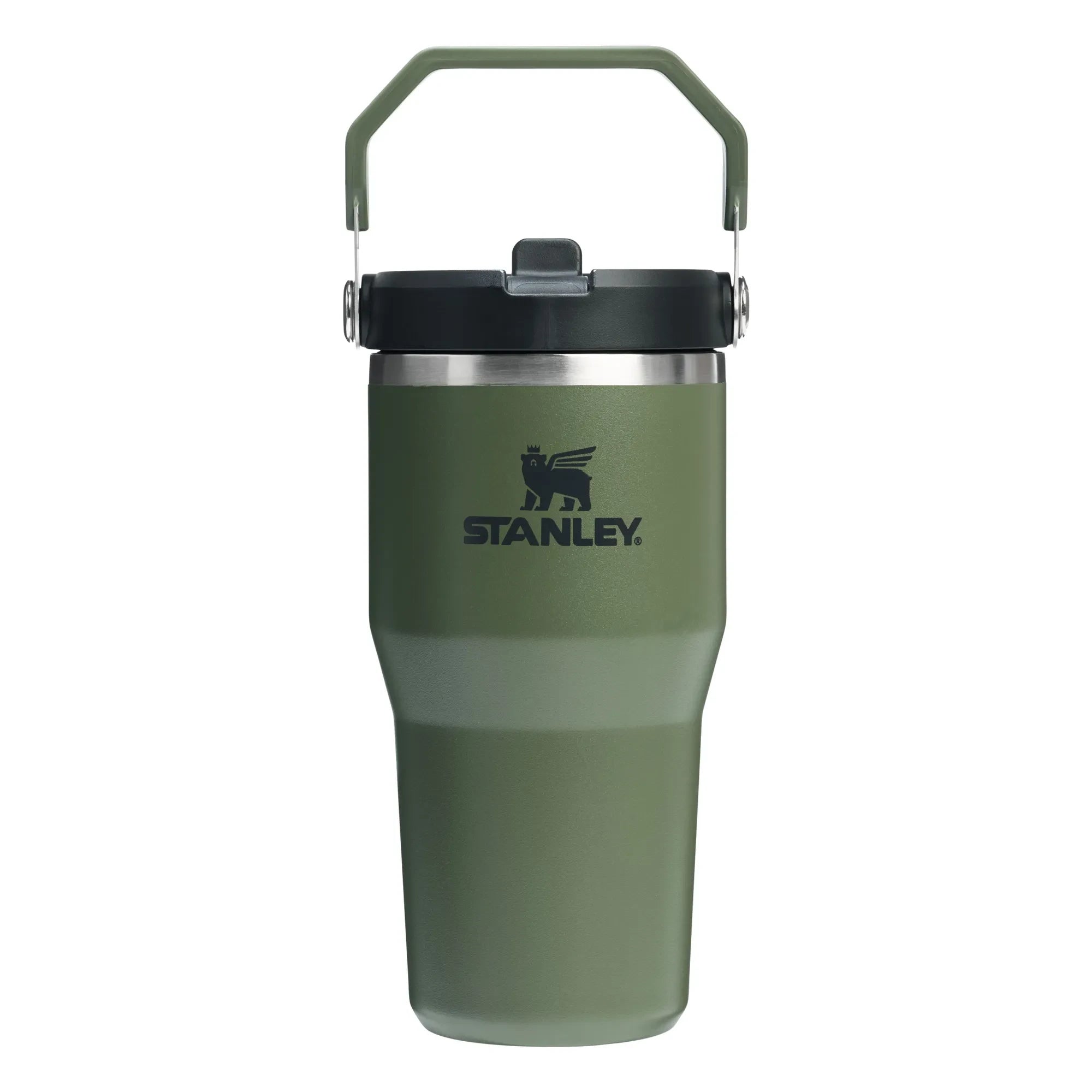 Stanley 1913 - Isolierter Thermobecher - IceFlow Flip Straw 2.0 | Chromgrün