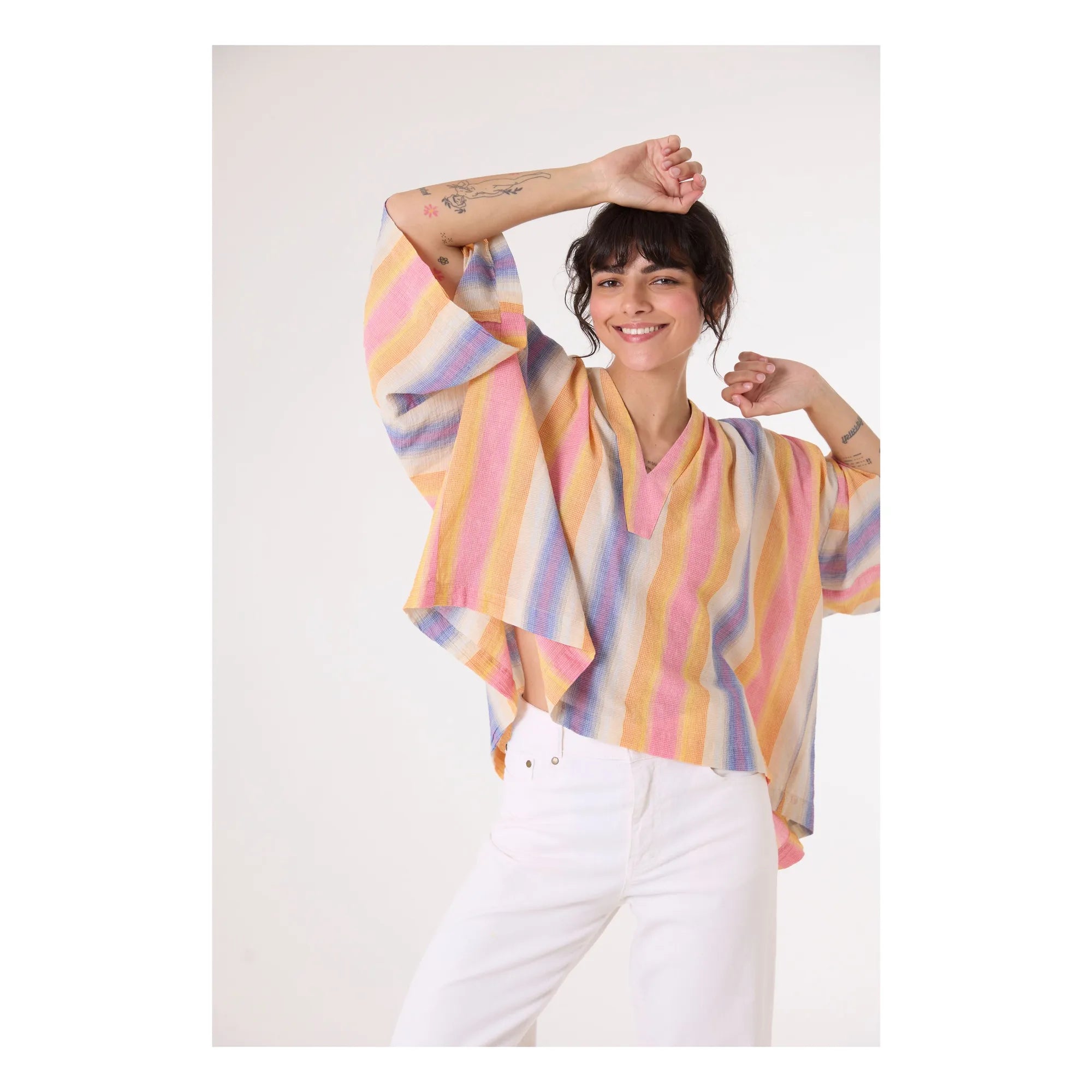 Sacrécoeur - Eline Brasilia Bluse | Orange