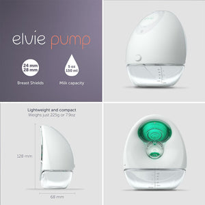 Elvie Double Pump-Breast Pumps- | Natural Baby Shower