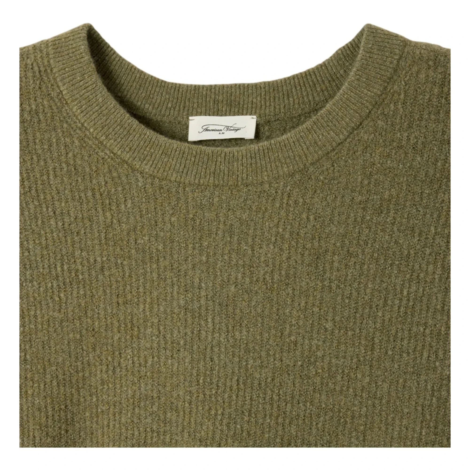 American Vintage – Rundhalspullover | Khaki