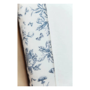 Tartine et Chocolat - Toile de Jouy Wickelauflagenbezug | Marineblau