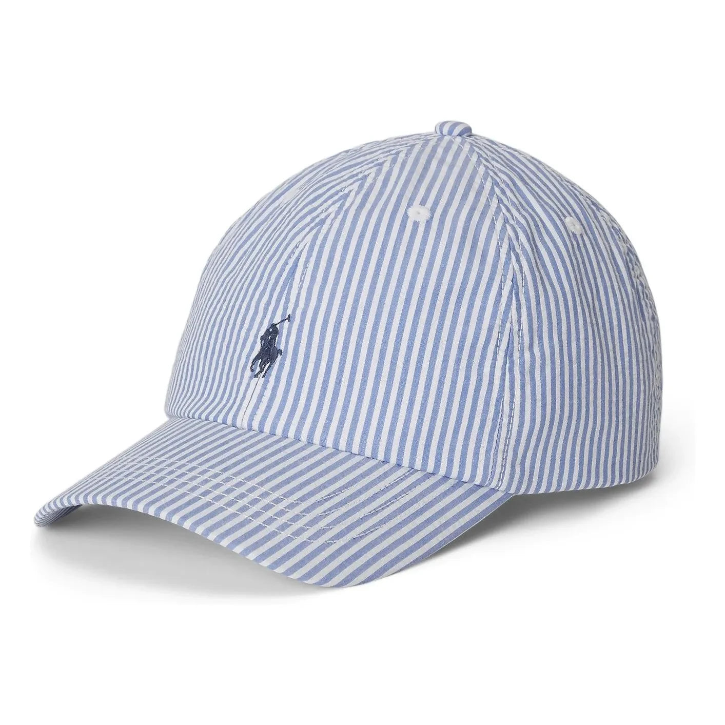 Ralph Lauren - Gestreifte Logo-Kappe | Blau