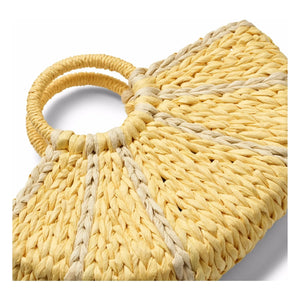 Molo - Zitronenpapier-Basttasche | Gelb