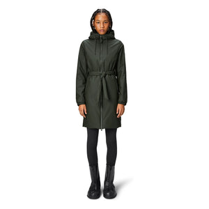 Rains - Lohja Long Hooded Parka | Khaki