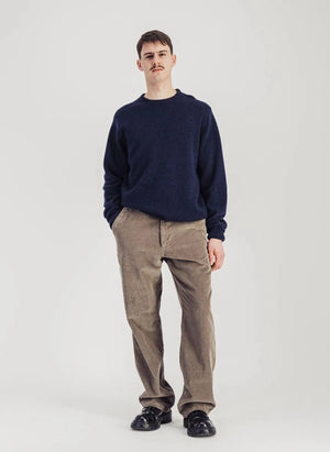 Parages - Jonas Superfeiner Merinowollpullover | Dunkelblau