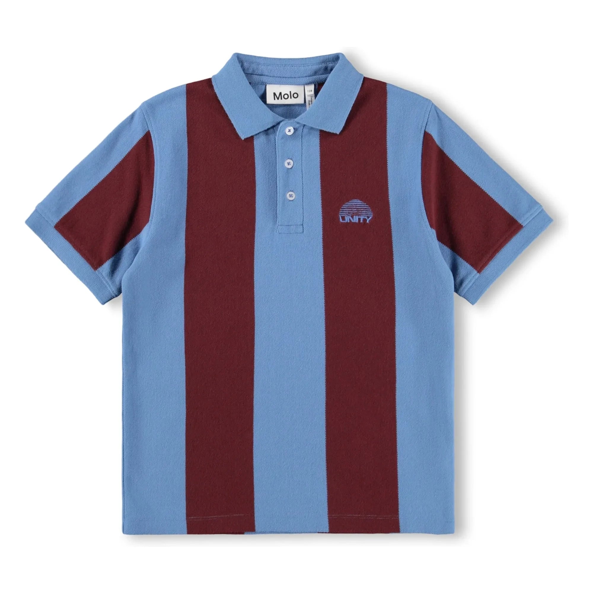 Molo - Reyo gestreiftes Poloshirt aus Bio-Baumwolle | Blau
