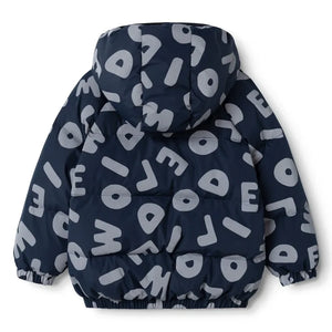 Liewood - Adelina Reflektierende Daunenjacke aus recycelten Fasern | Marineblau