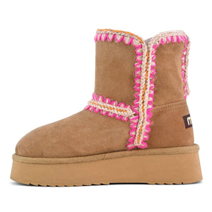 Mou - Norfolk Kompensationsstiefel Sweden | Rosa