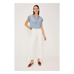 Rails - Tuscany Bluse | Denim Blau