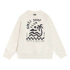 Tumble N'Dry - Oversize Seashore Bio-Baumwoll Sweatshirt | Heather white