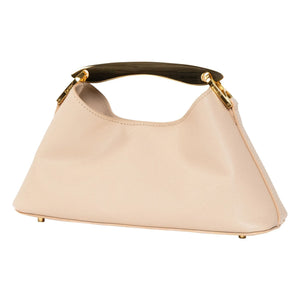 Elleme - Mini Boomerang Tasche Caviar Leder | Nude