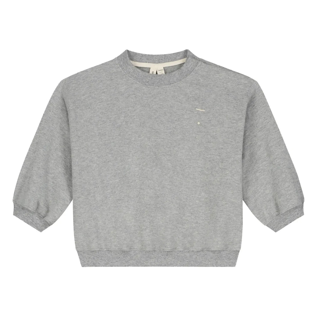 Gray Label - Mini organik pamuklu sweatshirt | Açık gri