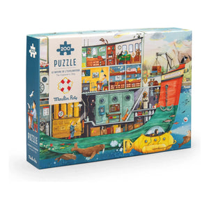 Moulin Roty - Entdecker-Boot Puzzle - The Mill Garden - 200 Teile